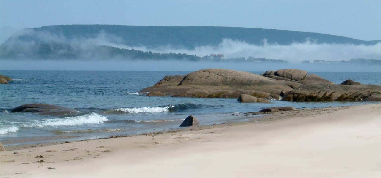 Ingonish Beach in Cape Breton Island in Nova Scotia